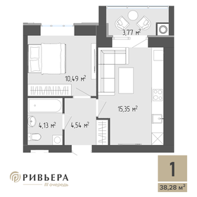 Квартира 36,4 м², 1-комнатная - изображение 2