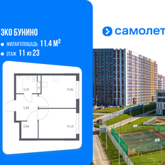 Квартира 35,7 м², 1-комнатная - изображение 2