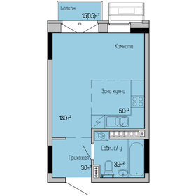 Квартира 25,4 м², студия - изображение 1
