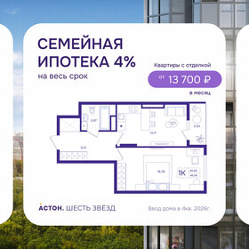 Квартира 46,6 м², 1-комнатная - изображение 1