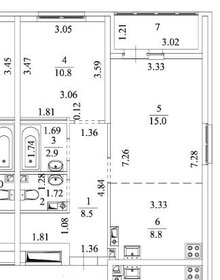 Квартира 48 м², 1-комнатная - изображение 1