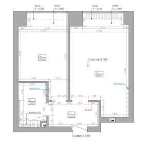 Квартира 47,9 м², 2-комнатная - изображение 1