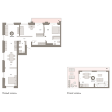 Квартира 143,5 м², 3-комнатная - изображение 2
