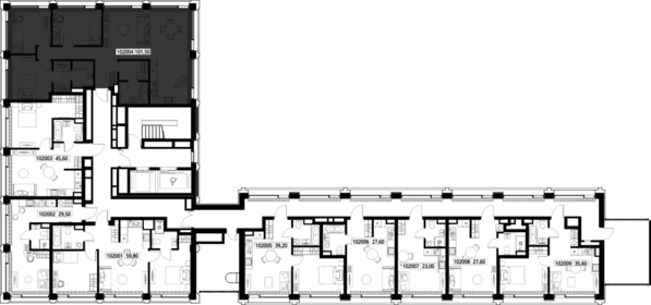 Квартира 101,5 м², 3-комнатная - изображение 2