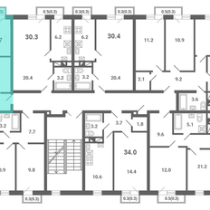 Квартира 38,7 м², 1-комнатная - изображение 2