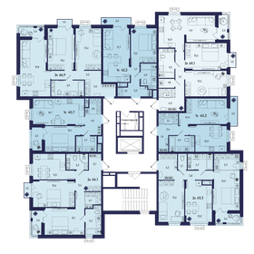 Квартира 64,1 м², 2-комнатная - изображение 1