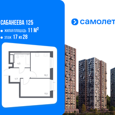 Квартира 30,6 м², 1-комнатная - изображение 2