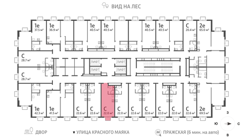 Квартира 21,7 м², студия - изображение 2
