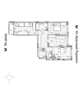 Квартира 73,8 м², 3-комнатная - изображение 1