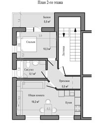 Квартира 46 м², 2-комнатная - изображение 2
