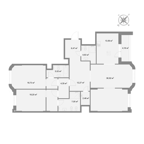 Квартира 131,2 м², 2-комнатная - изображение 2