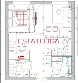 Квартира 46 м², 1-комнатная - изображение 1