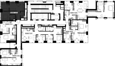 Квартира 52,5 м², 2-комнатная - изображение 3
