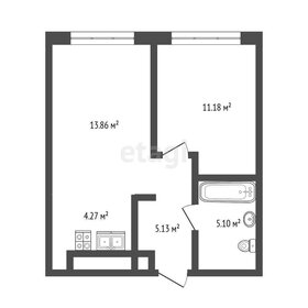 Квартира 39,1 м², 1-комнатная - изображение 2