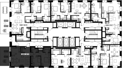 Квартира 82,8 м², 2-комнатная - изображение 2