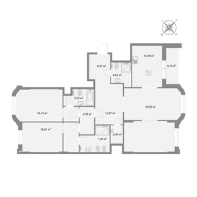 Квартира 131,3 м², 2-комнатная - изображение 2