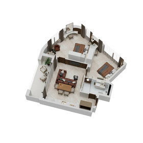 Квартира 70,3 м², 1-комнатные - изображение 3