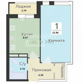 Квартира 38,2 м², 1-комнатная - изображение 1