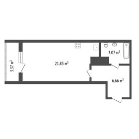 Квартира 29,9 м², студия - изображение 1