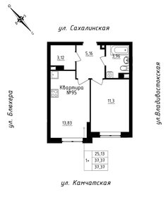 Квартира 37,4 м², 1-комнатная - изображение 1