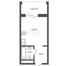 Квартира 20,2 м², студия - изображение 1