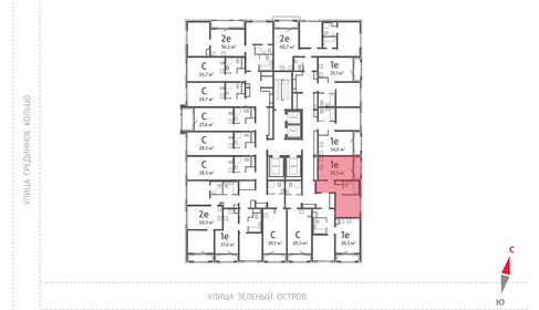 Квартира 35,5 м², 1-комнатная - изображение 3