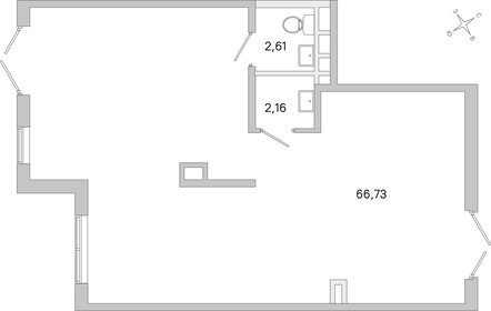 71,5 м², помещение свободного назначения - изображение 3