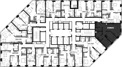 Квартира 73,6 м², 2-комнатная - изображение 2