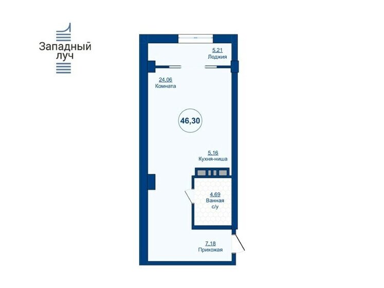 44,5 м², 1-комнатная квартира 8 710 000 ₽ - изображение 20