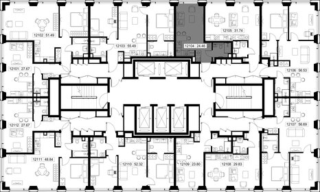 Квартира 24,5 м², студия - изображение 3