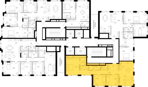 Квартира 94,6 м², 3-комнатная - изображение 2