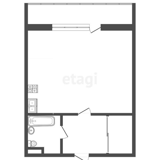 19 м², 1-комнатная квартира 1 350 008 ₽ - изображение 26