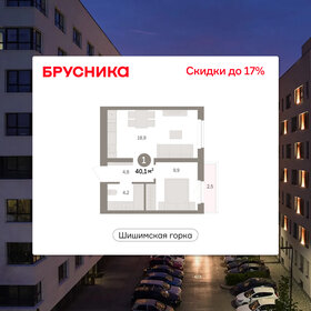 Квартира 40,1 м², 1-комнатная - изображение 1