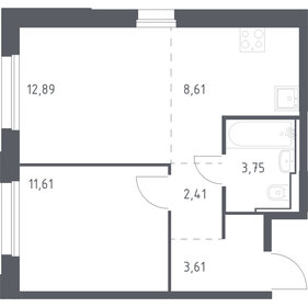 50,5 м², 2-комнатная квартира 9 899 990 ₽ - изображение 42