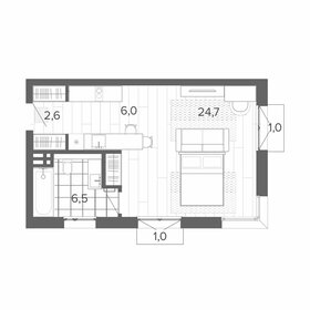 Квартира 40,4 м², студия - изображение 1