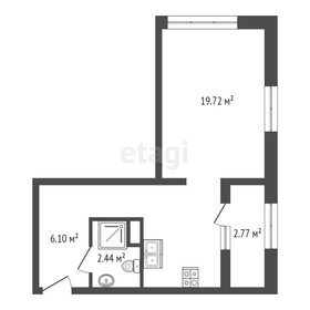 Квартира 29,7 м², студия - изображение 3