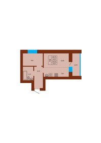 Квартира 44,3 м², 2-комнатная - изображение 1