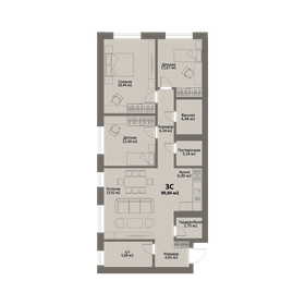 Квартира 99,8 м², студия - изображение 1