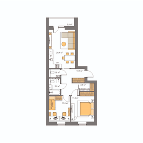 64,3 м², 2-комнатная квартира 6 250 000 ₽ - изображение 55