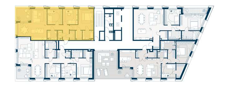 204,4 м², 5-комнатная квартира 99 958 632 ₽ - изображение 21