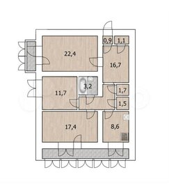 Квартира 85,2 м², 3-комнатная - изображение 5