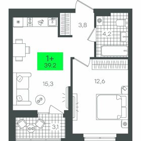 35,4 м², 1-комнатная квартира 4 650 000 ₽ - изображение 59