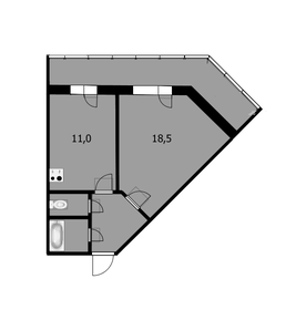 38 м², 1-комнатная квартира 5 555 000 ₽ - изображение 51
