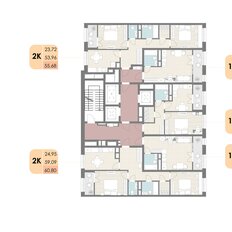 Квартира 60,8 м², 2-комнатная - изображение 3