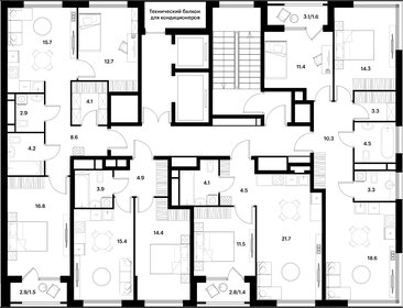 40 м², 2-комнатная квартира 18 500 000 ₽ - изображение 89