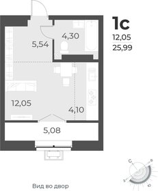 Квартира 26 м², 1-комнатная - изображение 1