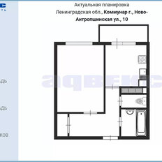 Квартира 34,4 м², 1-комнатная - изображение 3