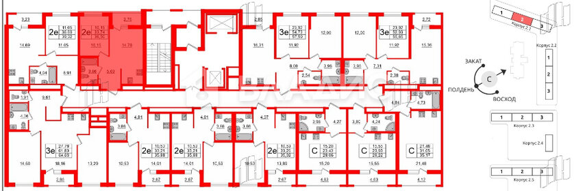 Квартира 33,7 м², 1-комнатная - изображение 2