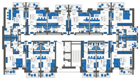 35,1 м², 1-комнатная квартира 13 313 585 ₽ - изображение 12