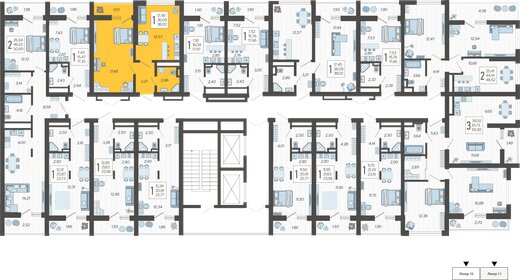 17 м², 1-комнатная квартира 3 700 000 ₽ - изображение 116